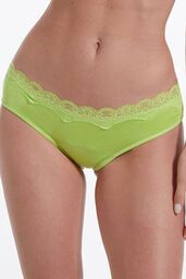 Majtki menstruacyjne Modal Bikini Lime zieloneXXL