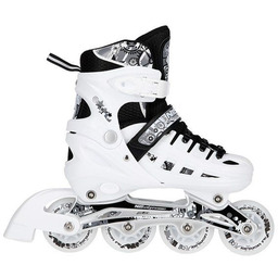 Nils Extreme Łyżworolki 4w1 NH10905SET białe