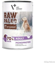 RAW PALEO Adult Monoprotein KACZKA dla psów dorosłych
