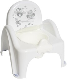 Tega Baby, Nocnik/Krzesełko z pozytywką, Sowa, Biały