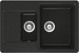 SCHOCK CRISTALITE MANHATTAN D-150S Onyx Zlew Schock Cristalite