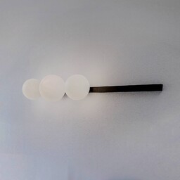 Kinkiet Garda 3 ALDEX, możliwość ściemniania, czarny, salon