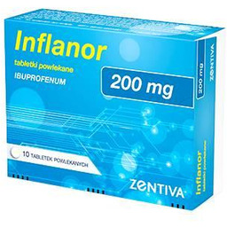 Inflanor 200 mg, 10 tabletek