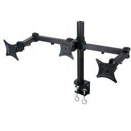 Uchwyt Biurkowy Obrotowy Na Trzy Monitory LCD 13-20''