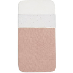 Jollein Prześcieradło z łóżeczkiem kołyskowym twinkling, Wild Rose