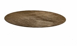 Okrągły dywan ROBIN, Ø 3500 mm, złoty