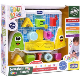 CHICCO Zabawka edukacyjna Edu4You Kolorowe samogłoski i kształty