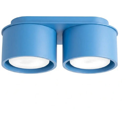 Sollux Sufitowy downlight MODO błękitny SL.2487 2xGx53 metalowy