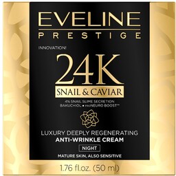 Eveline 24K Snail & Caviar, luksusowy regenerujący krem