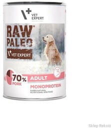 RAW PALEO Adult Monoprotein WIEPRZOWINA dla psów dorosłych
