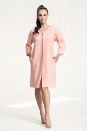 Luna Szlafrok damski 214 4XL morelowy podomka