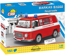 Cobi, klocki Cars /24594/ Barkas B1000 Feuerwehr, COBI-24594