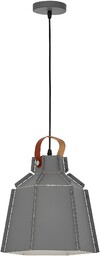 LAMPA SUFITOWA WISZĄCA LOFT SZARA MONA W1