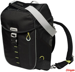 BASIL Sakwa turystyczna pojedyncza MILES DAYPACK 17L, mocowanie