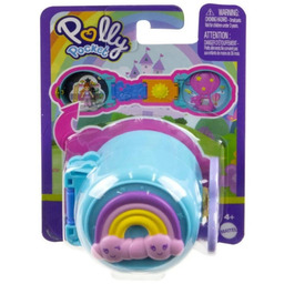 Mattel, Polly Pocket Kompaktowy mini zestaw, niebieski
