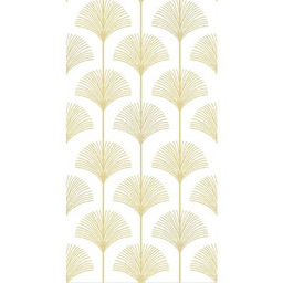 Dywan Sofia 80 x 150 cm dmuchawce biało-złoty