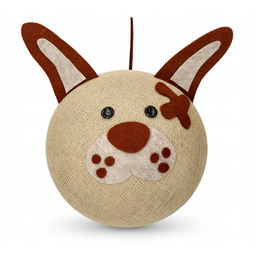 Lampa Sufitowa Wisząca Cotton Balls Piesek Ręcznie Robiona