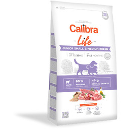 CALIBRA Life Dog Junior Small Medium Lamb 12kg