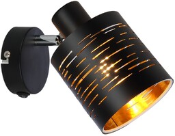Globo Ścienna lampa regulowana Tunno 15342- 1 czarna