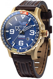 Zegarek Męski Vostok Europe YN55-597B730 brązowy
