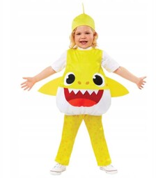 Baby Shark żołty Rekin strój Dla Dzieci 80
