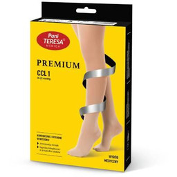 PANI TERESA Rajstopy medyczne uciskowe ciążowe PREMIUM, rozmiar