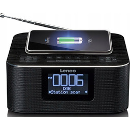Radio-Budzik Lenco CR-650BK Usb Sd Qi Aux Bluetooth