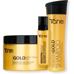 Tahe Keratin Gold zestaw do pielęgnacji włosów bardzo