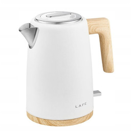 Czajnik Elektryczny Bezprzewodowy 1,7l Mocny 2200W Biały Stalowy