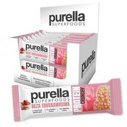 PURELLA Baton proteinowy Superfoods Truskawkowy (15 x 45