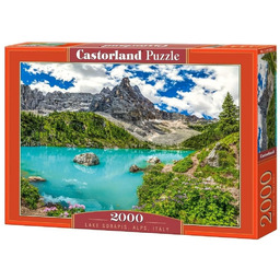 Puzzle 2000 elementów. Jezioro Sorapis. Alpy. Włochy
