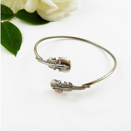 Bransoletka srebrna - Skrzypce