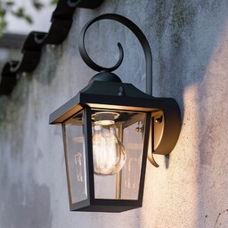 Zewnętrzna Lampa Philips, Buzzard, ściemnialny, czarny, metal, vintage