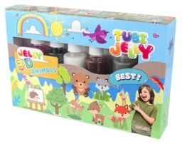 Tubi Jelly, kreatywny zestaw do modelowania, Zwierzątka