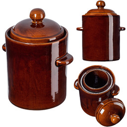 Garnek hermetyczny kamionkowy Athena 10L z pokrywką