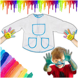 Fartuszek Fartuch Dla Dzieci Do Malowania Z Rękawami