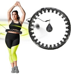HULA HOP XL Z WYPUSTKAMI IOBCIĄŻNIKIEM HHW12 ROZMIAR
