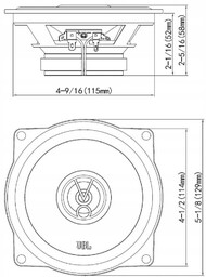 Głośniki Samochodowe Jbl Stage 2 524 Nowy Model