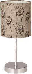 Candellux EMILY 41-26729 lampa stołowa walcowy abażur beżowy