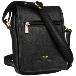 Listonoszka skórzana Peterson PTN-504-NDM-2953 czarna