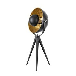 Lampa podłogowa Nataniel E27 25W czarny, złoty