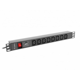 Lanberg Listwa zasilająca Rack PDU 19 cali 1U