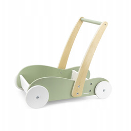 Pchacz Viga Toys PolarB drewniany zielony Drewniany Wózek
