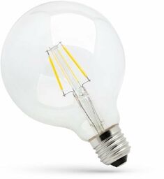 Żarówka filament LED GLOB G125 E27 8W COG