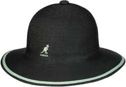 Kapelusz Tropic Wide Brim Stripe by Kangol, czarny,