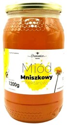 Miód mniszkowy nektarowy 1,2 kg / Pasieka Bronowice