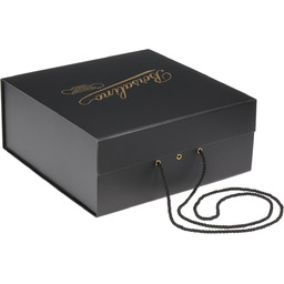 Pudełko na Kapelusze by Borsalino, czarny, One Size