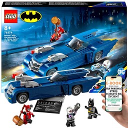 ZESTAW LEGO DLA CHŁOPCA Batman Batmobil z figurkami