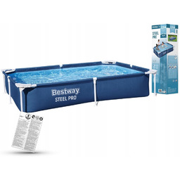 Basen Ogrodowy Stelażowy Prostokątny 221x150x43 Bestway 56401 Model