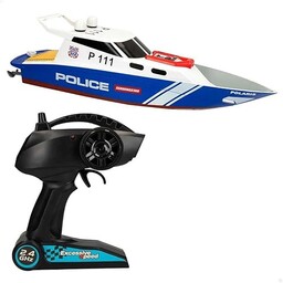 ColorBaby 47674 Racing Boat Boat Police Radiocontrol, 36x10x10